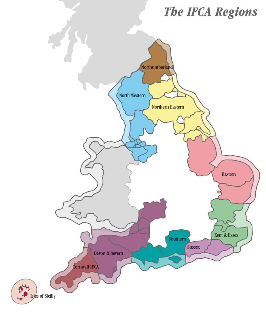 IFCA regions map